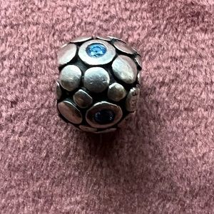 Pandora Charm with blue stone
